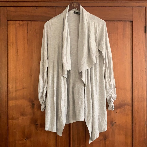 INC International Concepts Sweaters - INC Grey Open Cardigan Sweater